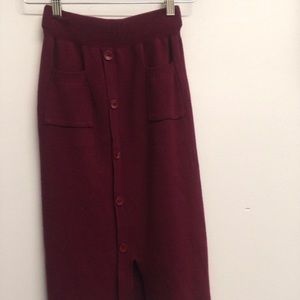 Red Sweater Skirt